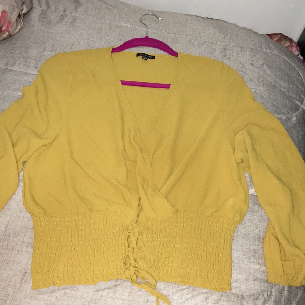Mustard color blouse